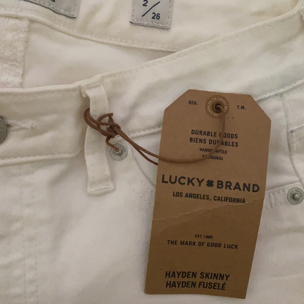 Lucky Brand Hayden Skinny White Jeans